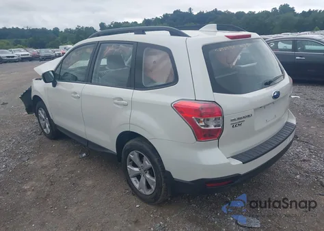 2016 Subaru Forester 2.5I из США, поврежденный, VIN JF2SJABC6GH519909